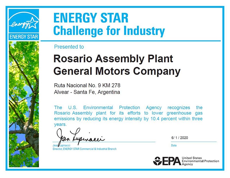 Categórico reconocimiento para la planta de GM en Argentina